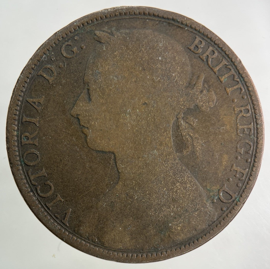 1893 Victoria One Penny Coin | Collectable Grade