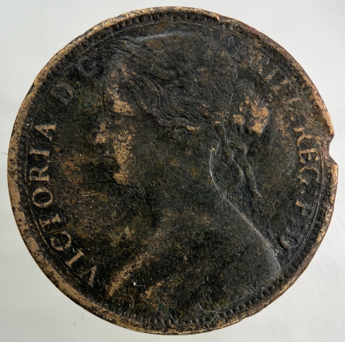 1862 Victoria One Penny Coin | Collectable Grade