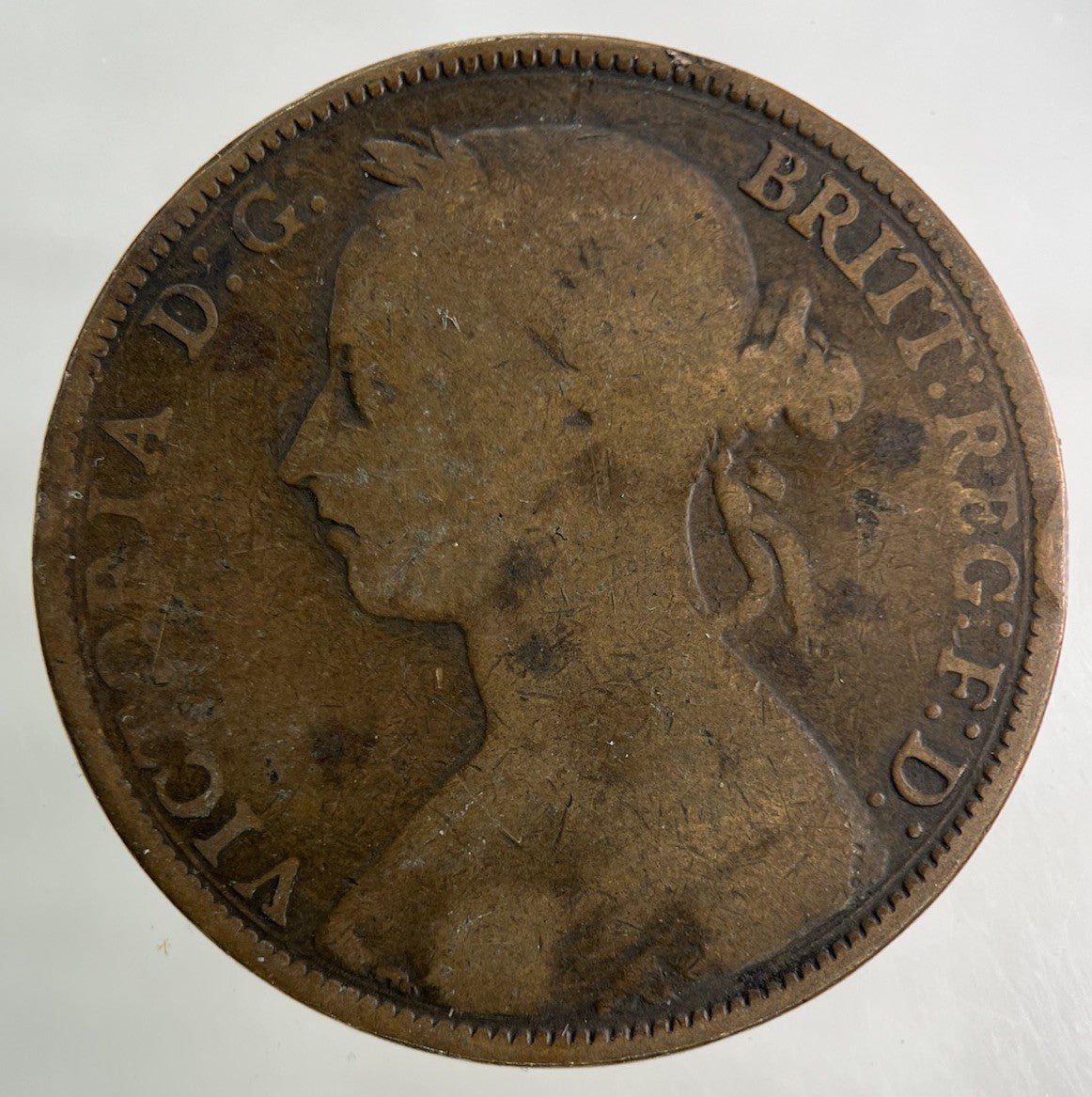 1885 Victoria One Penny Coin | Collectable Grade