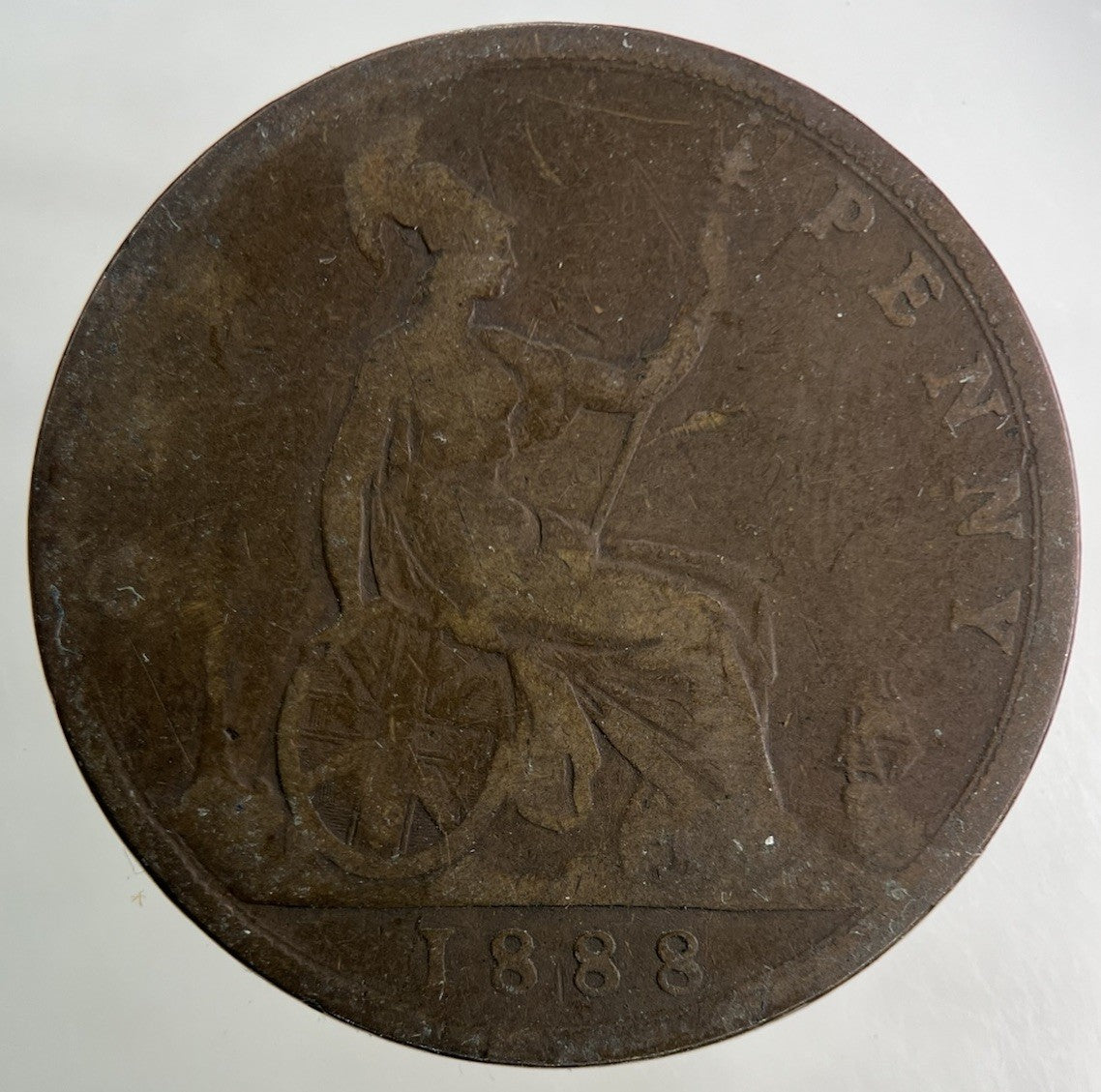 1888 Victoria One Penny Coin | Collectable Grade