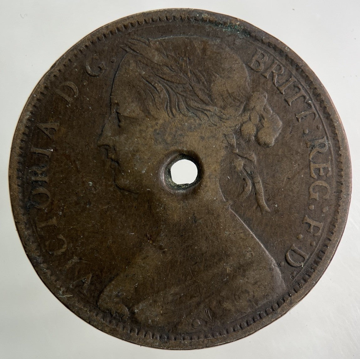 1861 Victoria One Penny Coin | Collectable Grade