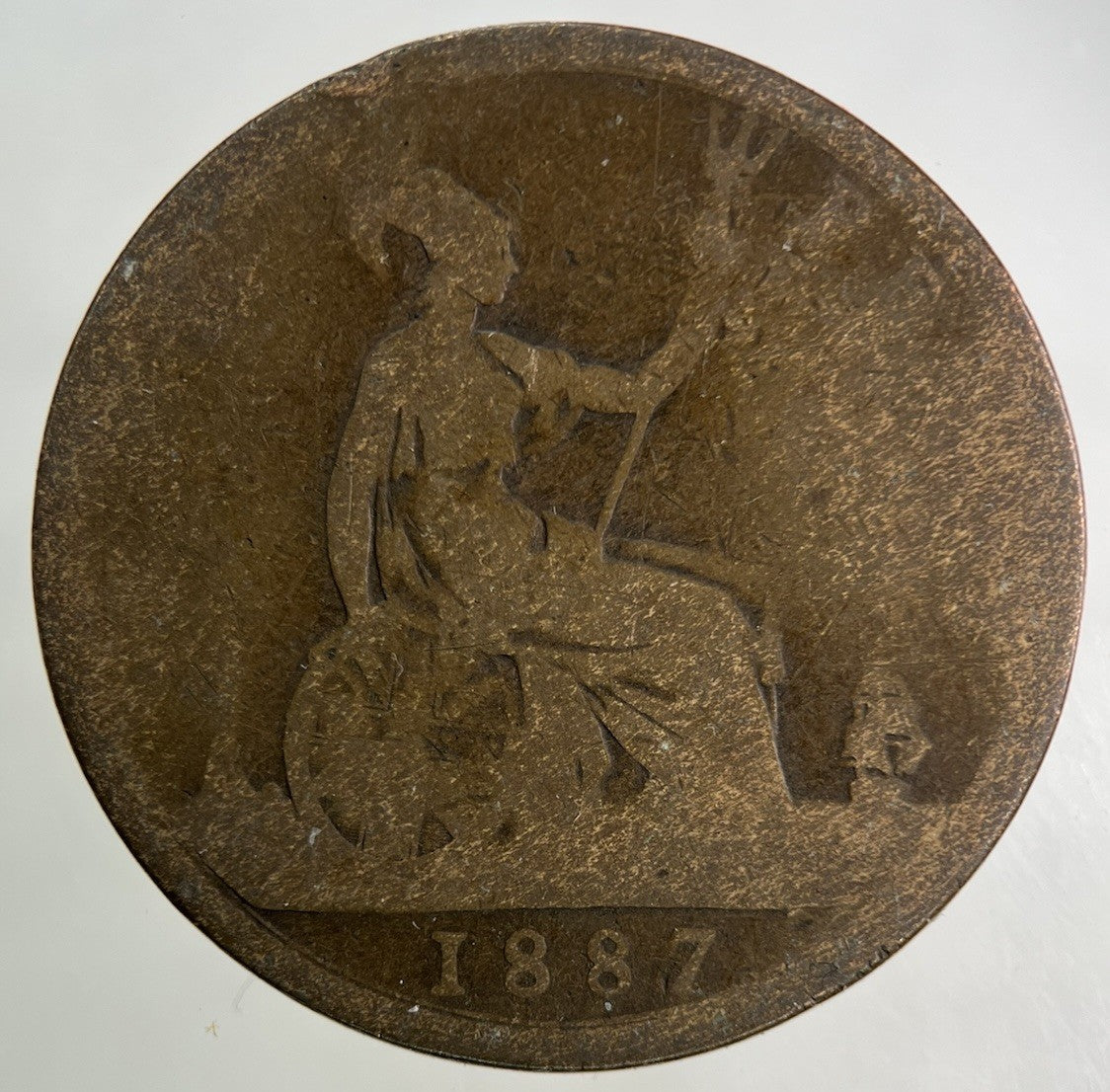 1887 Victoria One Penny Coin | Collectable Grade