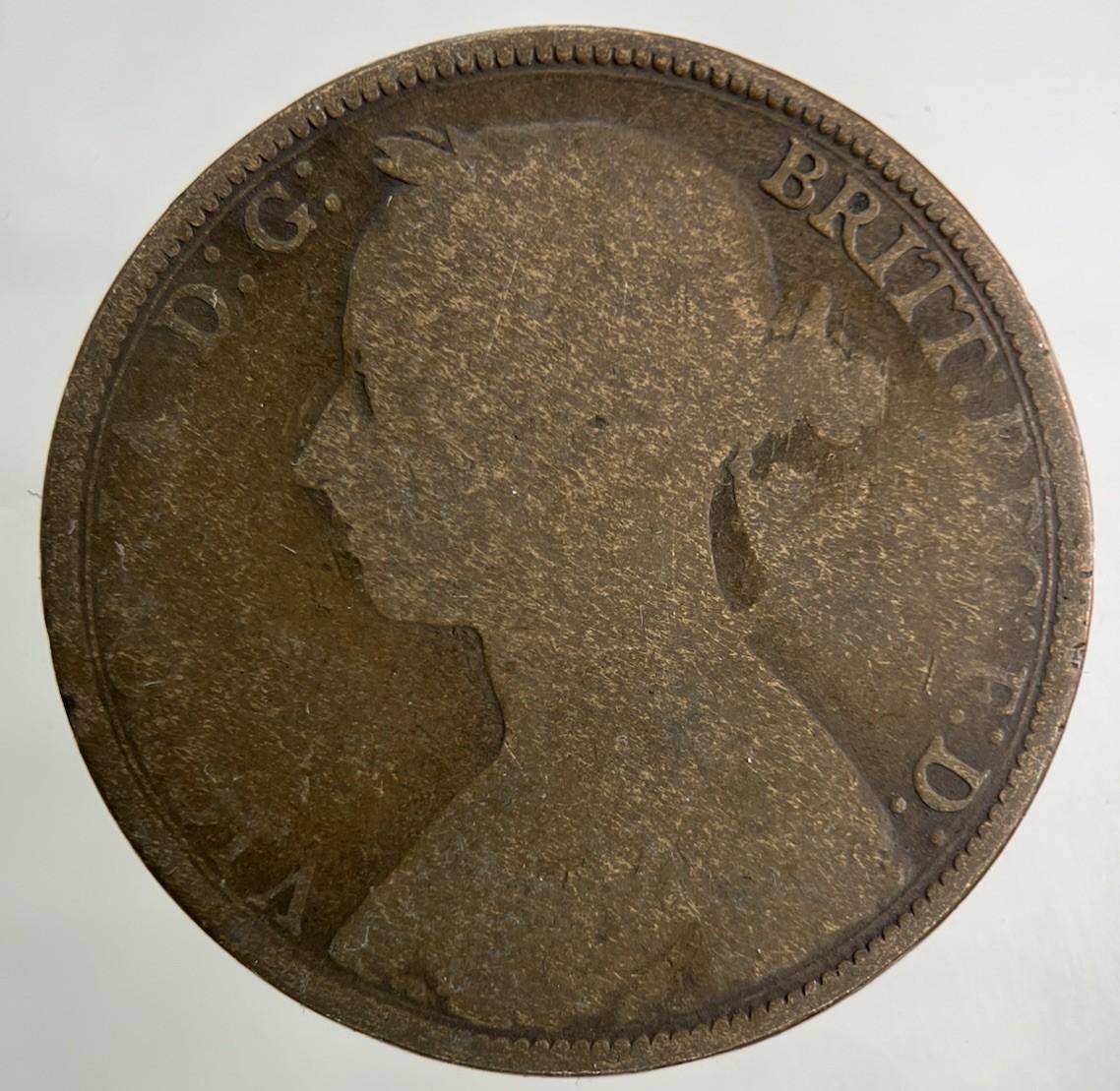 1887 Victoria One Penny Coin | Collectable Grade