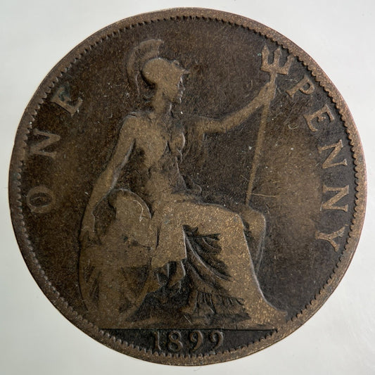 1899 Victoria One Penny Coin | Collectable Grade