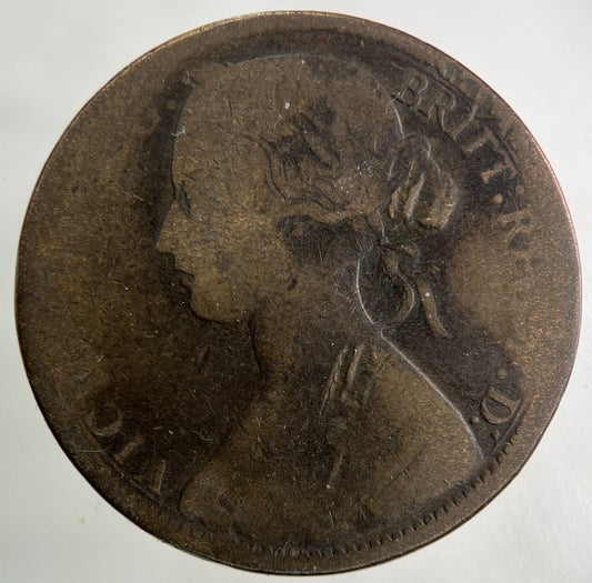 1870 Victoria One Penny Coin | Collectable Grade