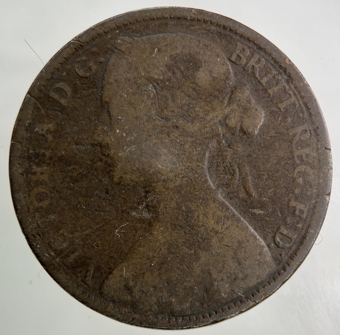 1862 Victoria One Penny Coin | Collectable Grade