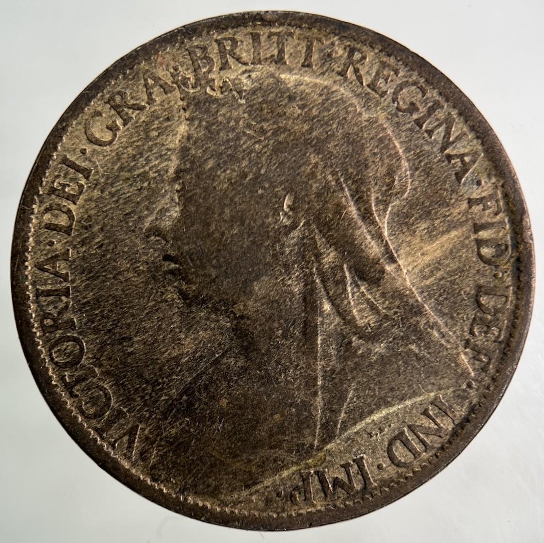 1899 Victoria One Penny Coin | Fair Grade