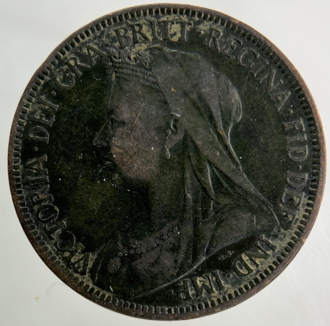1897 Victoria Half-Penny Coin | Fine Collectable Grade