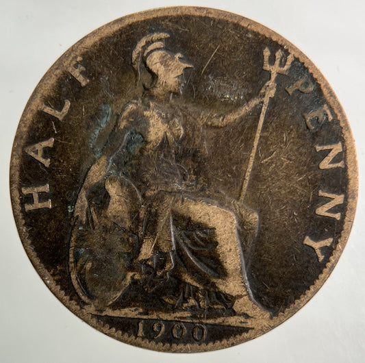 1900 Victoria Half-Penny Coin | Collectable Grade