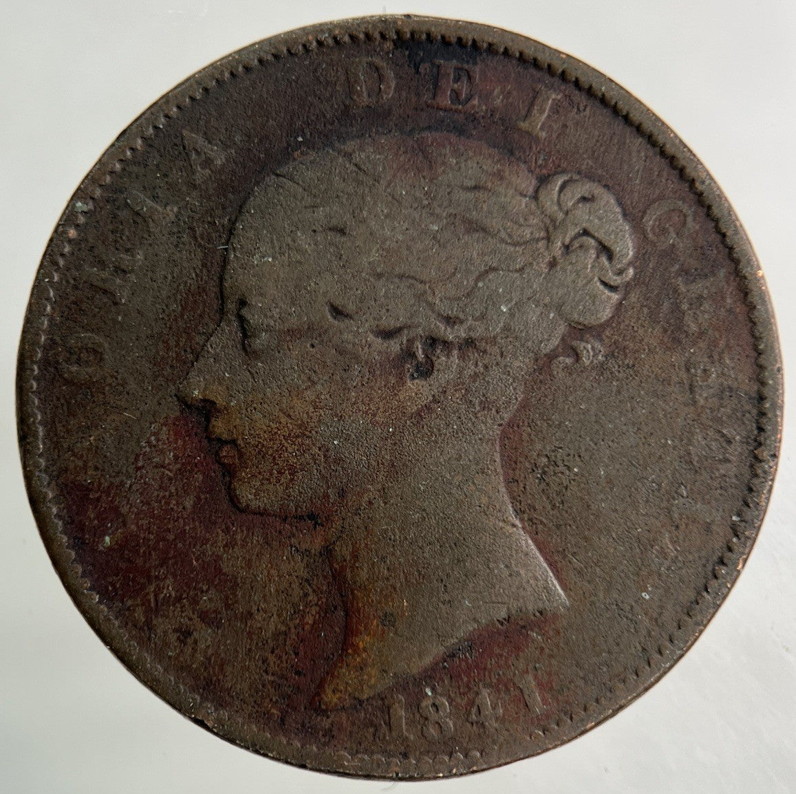 1841 Victoria Half-Penny Coin | Collectable Grade