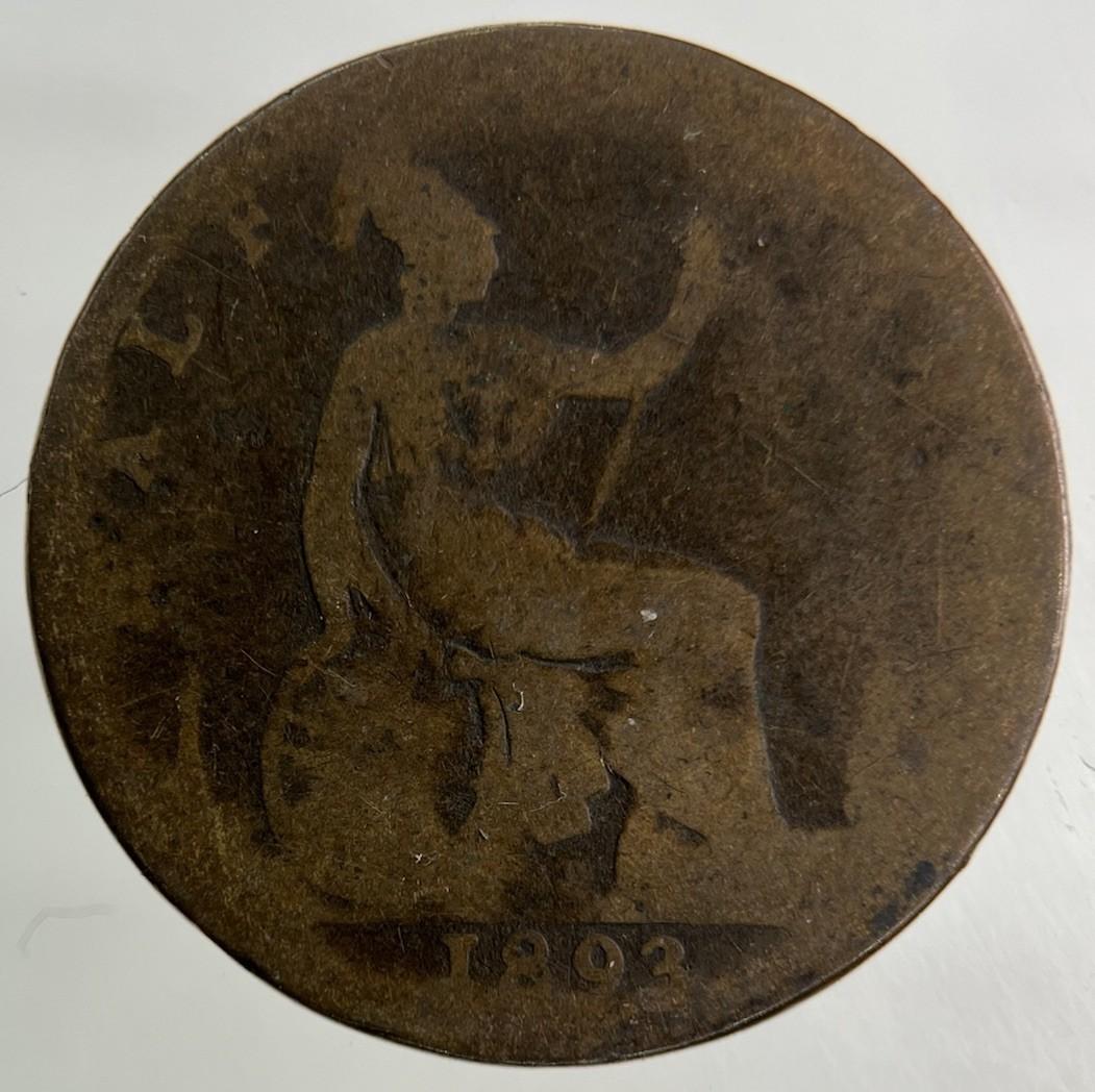1893 Victoria Half-Penny Coin | Collectable Grade