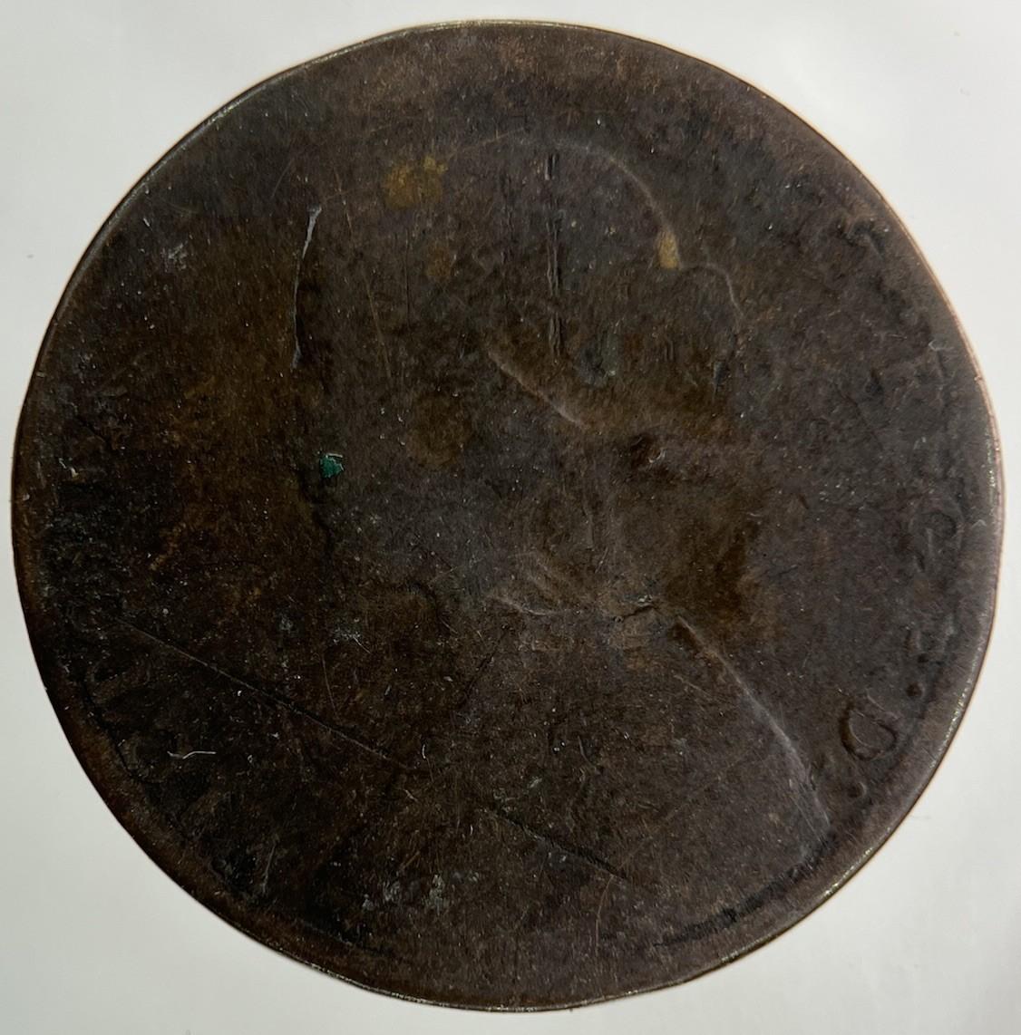 British Victoria Modified 2 Heads Half-Penny Coin | Collectable Grade