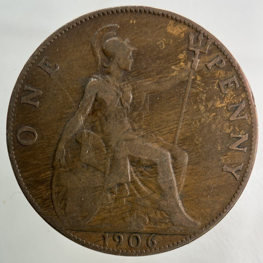 1906 Edward VII One Penny Coin | Collectable Grade