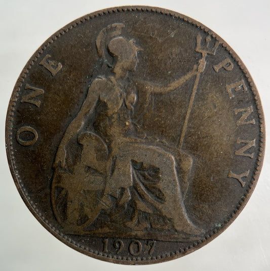 1907 Edward VII One Penny Coin | Collectable Grade