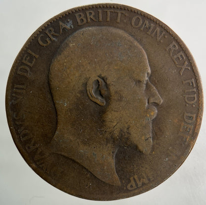 1907 Edward VII One Penny Coin | Collectable Grade