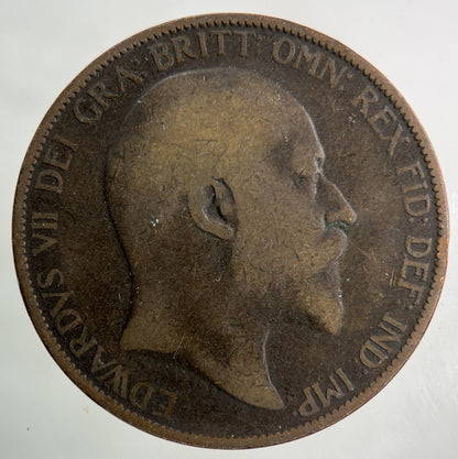 1907 Edward VII One Penny Coin | Collectable Grade