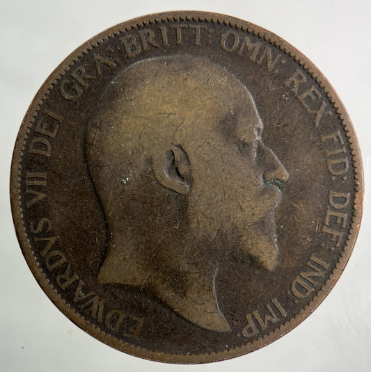 1907 Edward VII One Penny Coin | Collectable Grade