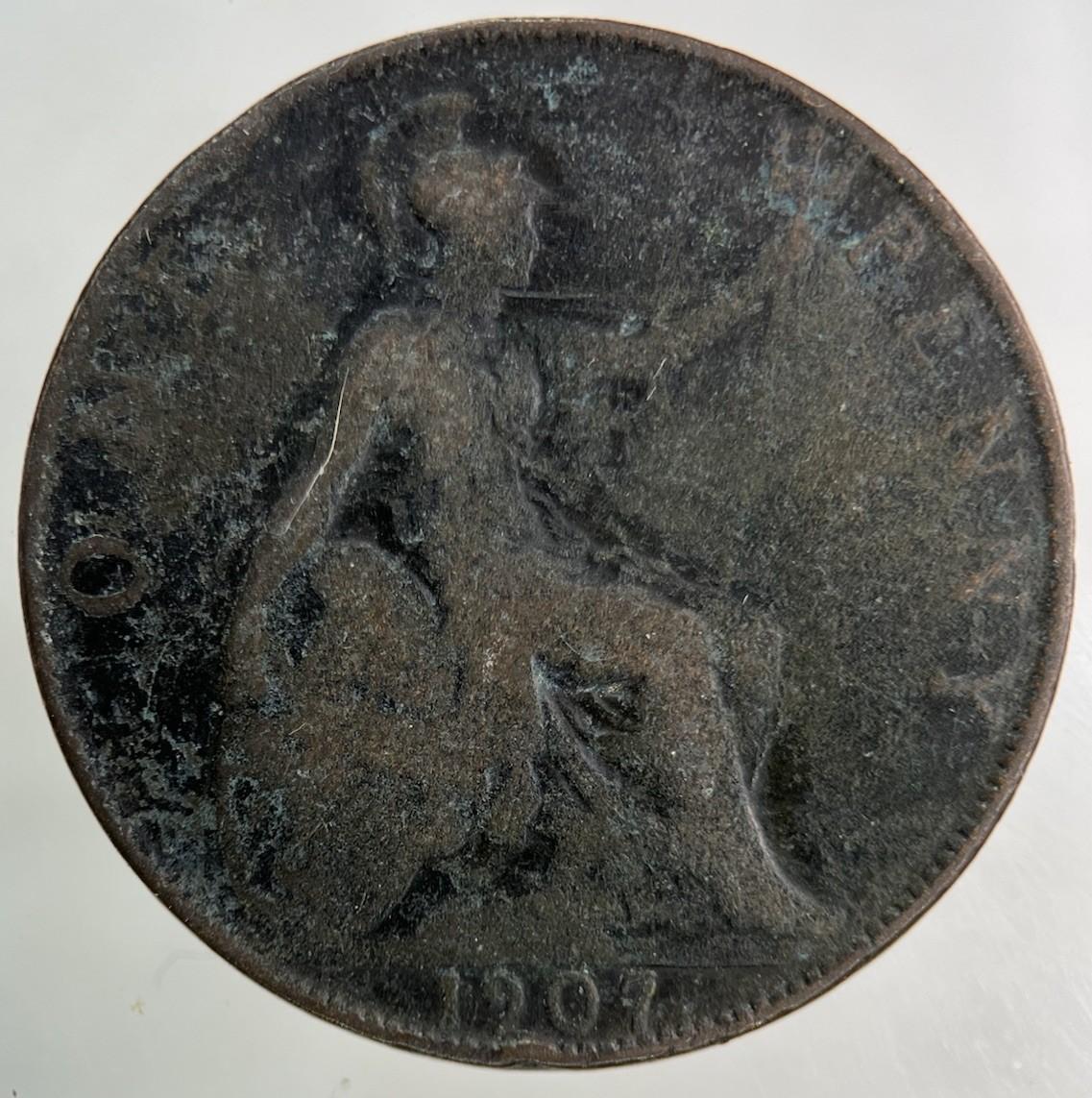 1907 Edward VII One Penny Coin | Collectable Grade