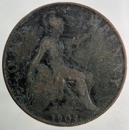 1907 Edward VII One Penny Coin | Collectable Grade