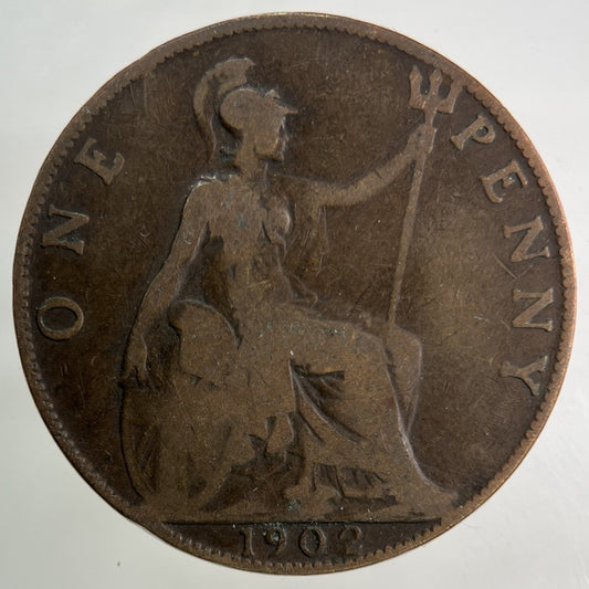 1902 Edward VII One Penny Coin | Collectable Grade