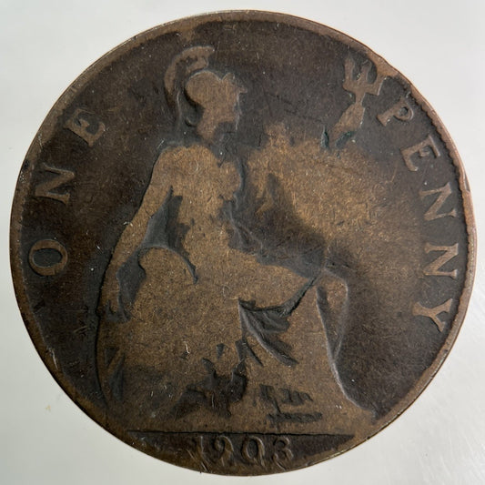 1903 Edward VII One Penny Coin | Collectable Grade