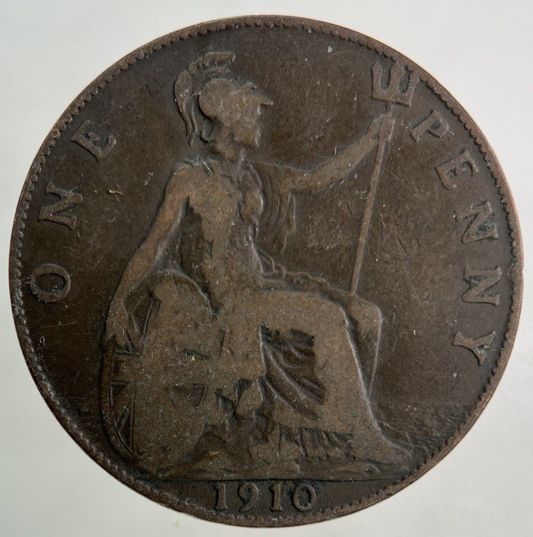 1910 Edward VII One Penny Coin | Collectable Grade
