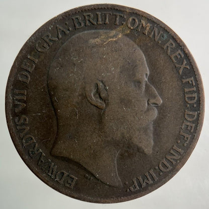1910 Edward VII One Penny Coin | Collectable Grade