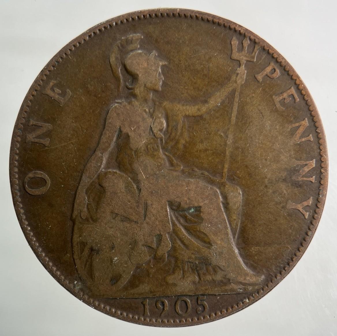 1905 Edward VII One Penny Coin | Collectable Grade