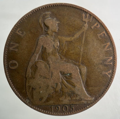 1905 Edward VII One Penny Coin | Collectable Grade