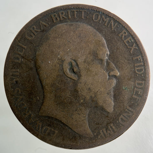 1902 Edward VII One Penny Coin | Collectable Grade