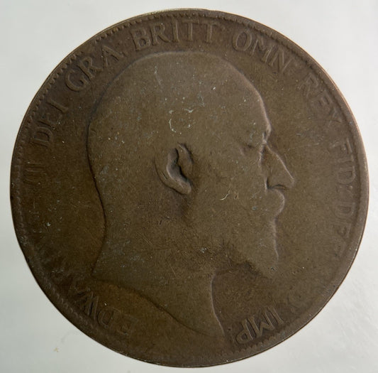 1906 Edward VII One Penny Coin | Collectable Grade
