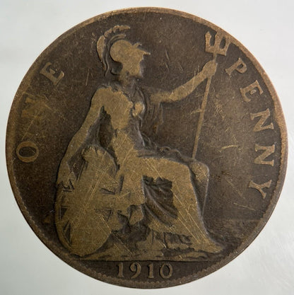 1910 Edward VII One Penny Coin | Collectable Grade