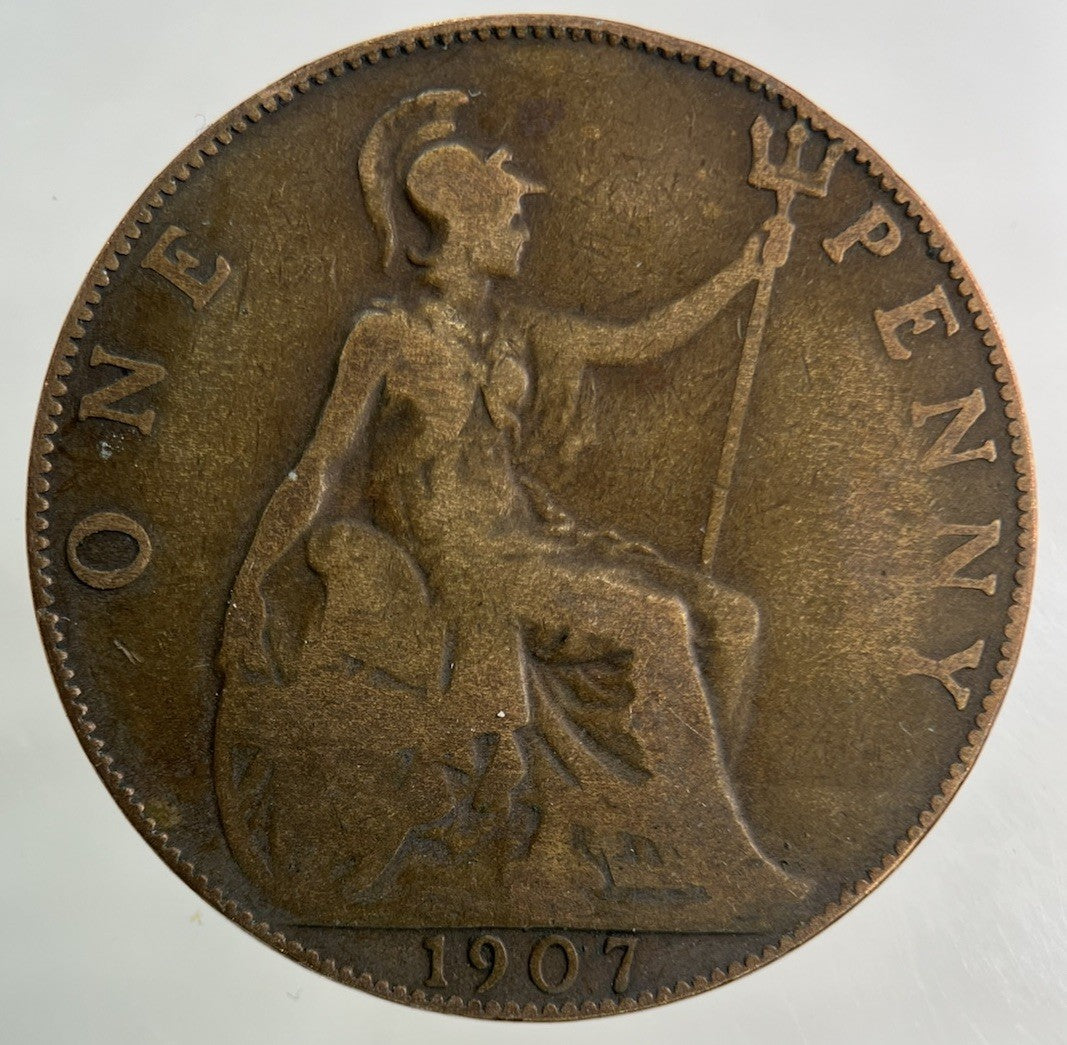 1907 Edward VII One Penny Coin | Collectable Grade