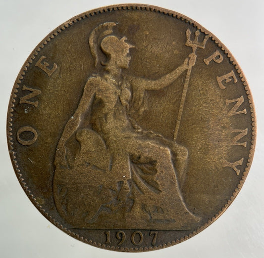 1907 Edward VII One Penny Coin | Collectable Grade
