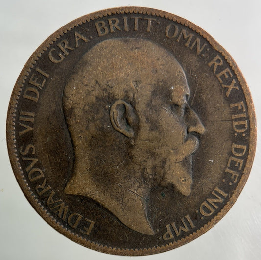 1904 Edward VII One Penny Coin | Collectable Grade