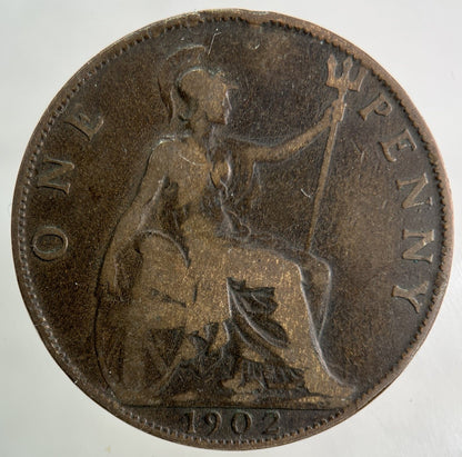 1902 Edward VII One Penny Coin | Collectable Grade