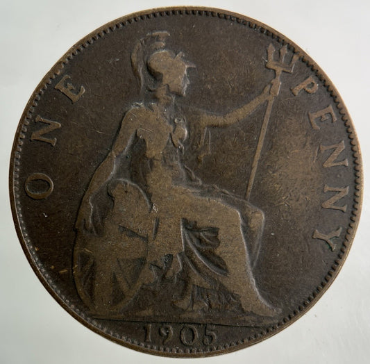 1905 Edward VII One Penny Coin | Collectable Grade