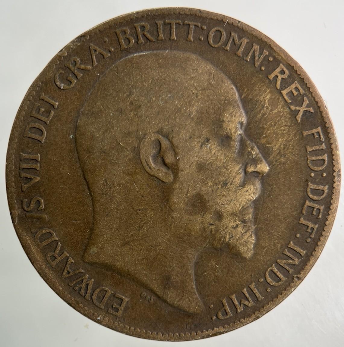 1910 Edward VII One Penny Coin | Collectable Grade