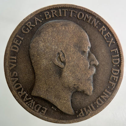 1910 Edward VII One Penny Coin | Collectable Grade