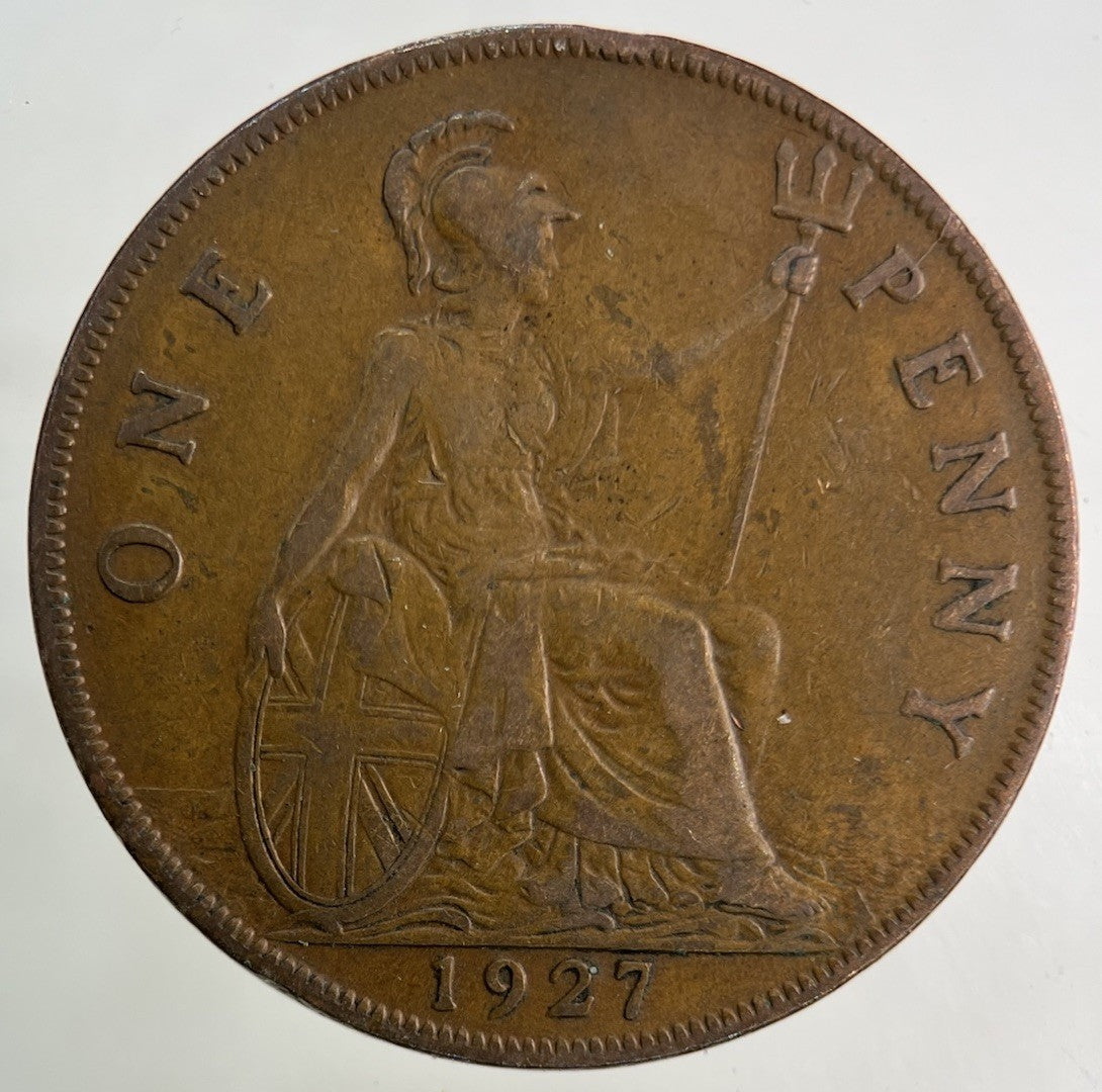 1927 George V One Penny Coin | Very High Grade