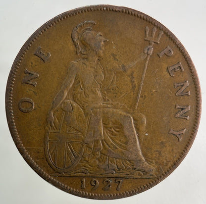 1927 George V One Penny Coin | Very High Grade