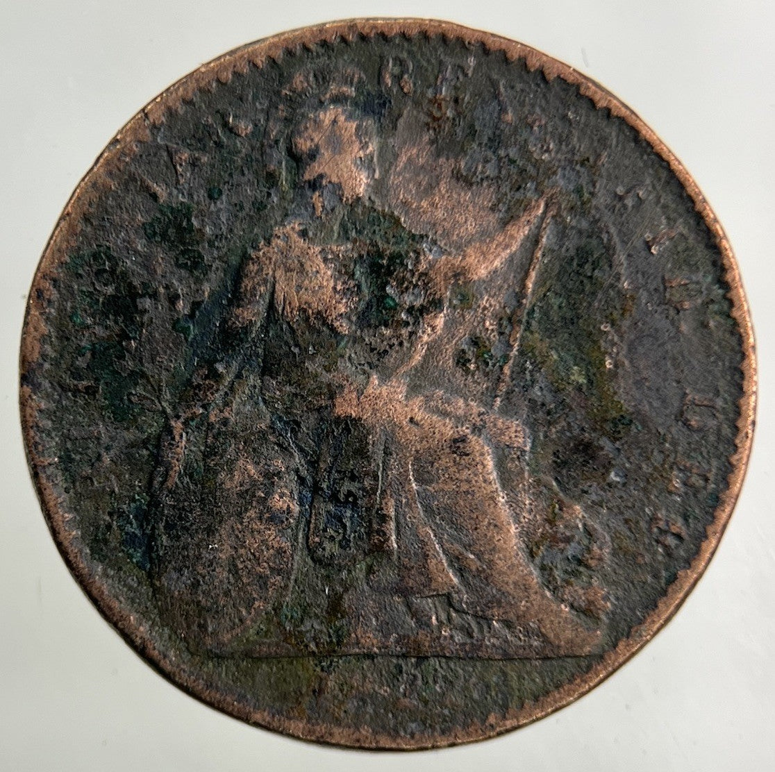 1822 George IV Farthing Coin | Fair Grade