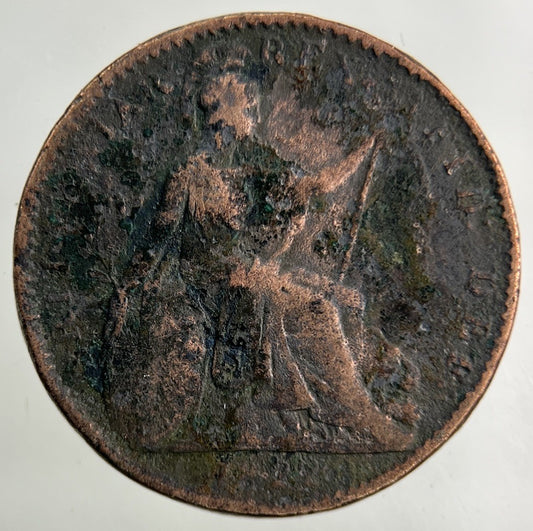 1822 George IV Farthing Coin | Fair Grade
