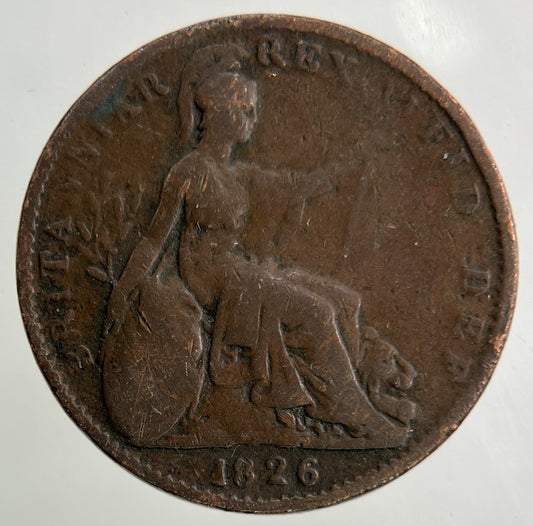 1826 George IV Farthing Coin | Collectable Grade