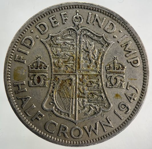 1947 George VI Half-Crown Coin | Fine Collectable Grade