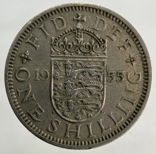 1955 Elizabeth II 2nd Shilling Coin | Fine Collectable Grade