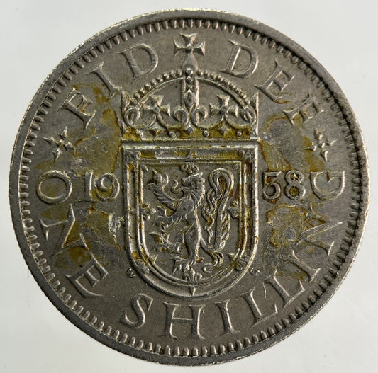 1958 Elizabeth II 2nd Shilling Coin | Fine Collectable Grade