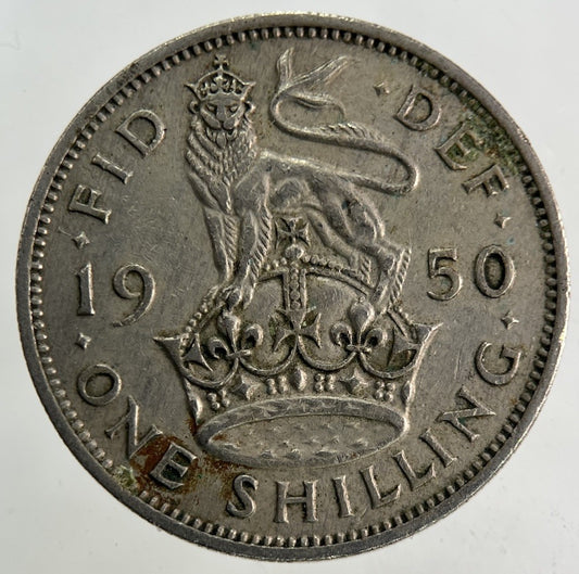 1950 George VI Shilling Coin | Fine Collectable Grade