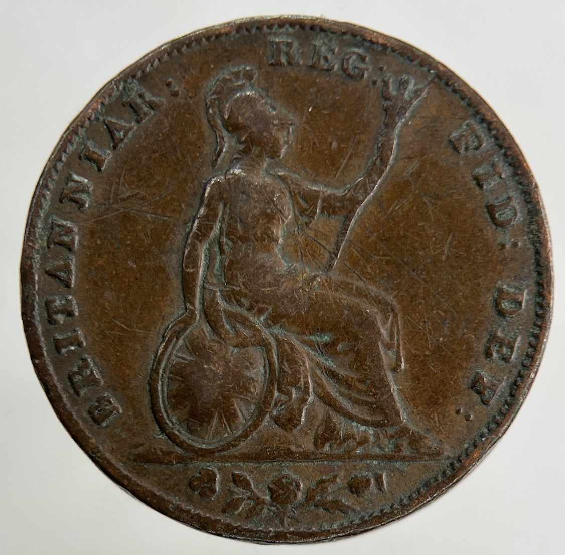 1853 Victoria Farthing Coin | Fine Collectable Grade