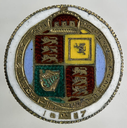 1887 Modified Victoria Shilling Silver Coin | Fine Collectable Grade